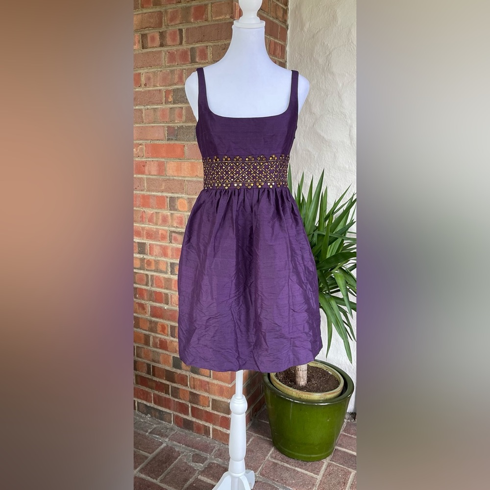 MILLY NEW YORK Purple 100% Silk dress. Excellent condition 👀 See pictures!
